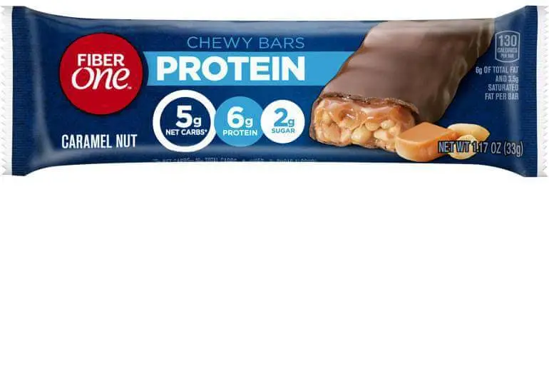 Fiber One Caramel Nut Protein Bar, 1.17oz, single bar
