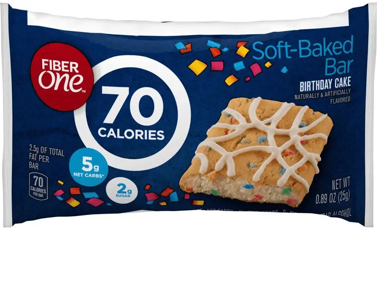 Fiber One Birthday Cake, 0.89oz, single brownie pack