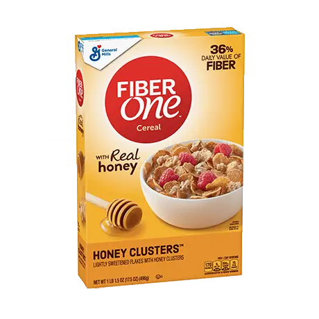 Fiber One Bran Cereal, Original, front of 3.6oz box